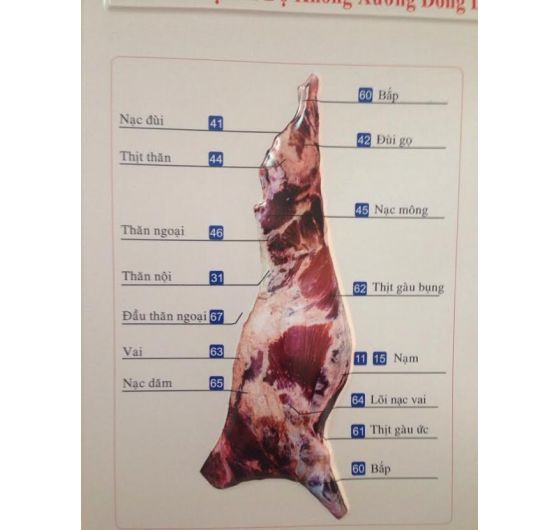 Thịt trâu và phân loại mã